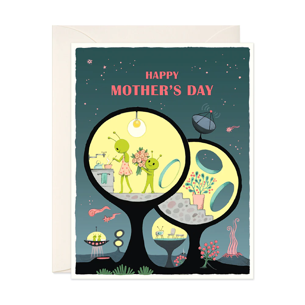 Card Alien Mother's Day