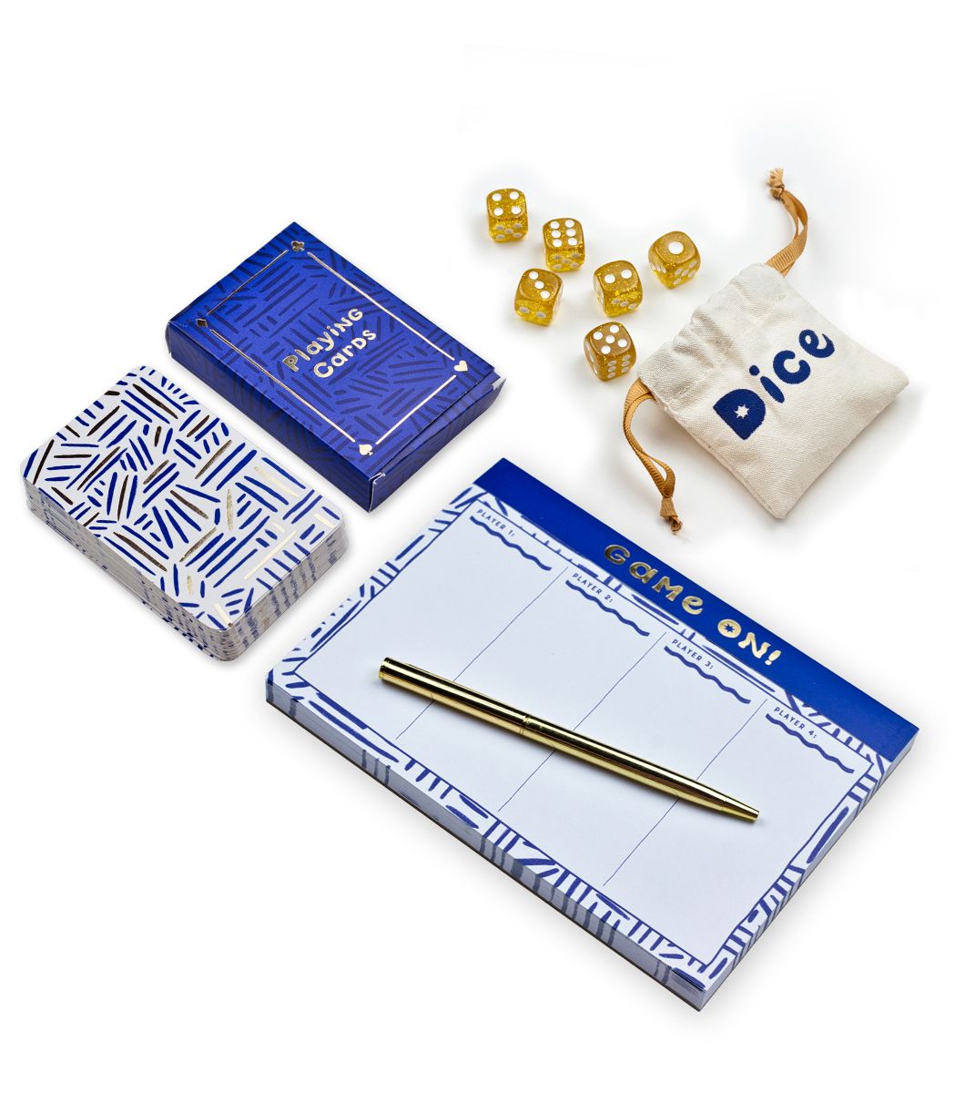 Playing Card Deck And Dice Game Set