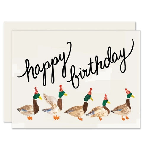 Card Duck Parade Birthday