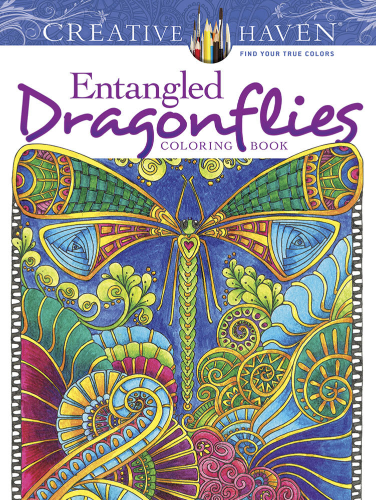 Entangled Dragonflies Coloring Book Creative Haven