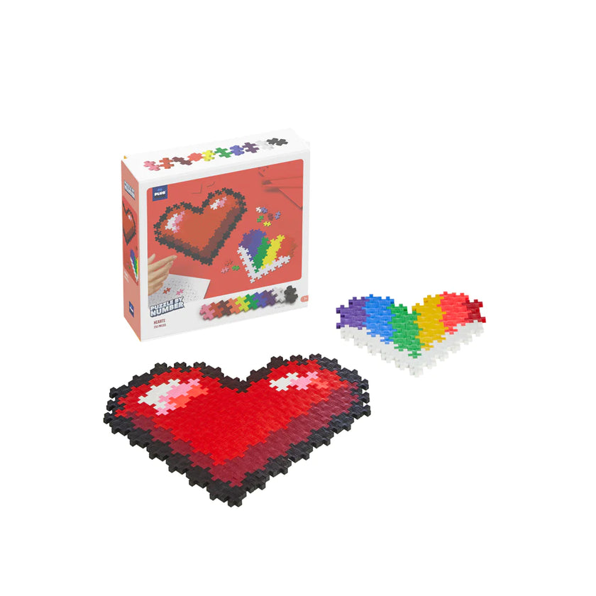 Hearts Puzzle By Number 250 pc
