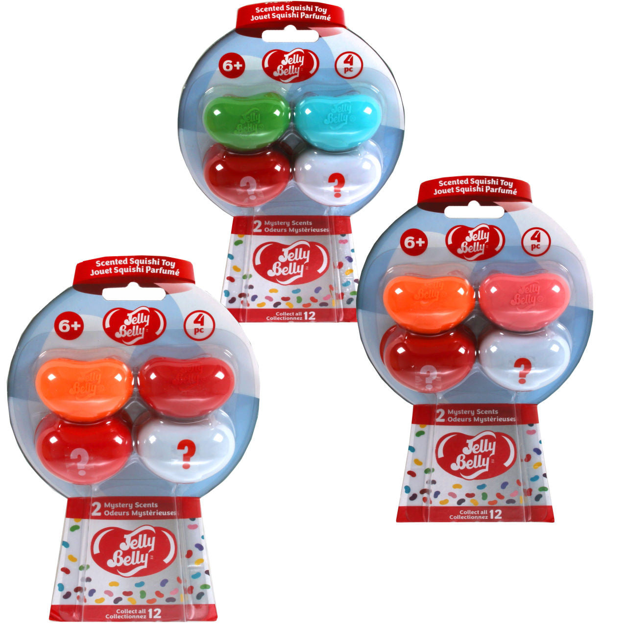 Jelly Belly 4 Pack Scented Squishi Toy