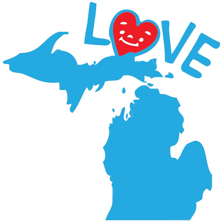 Love Michigan Coaster