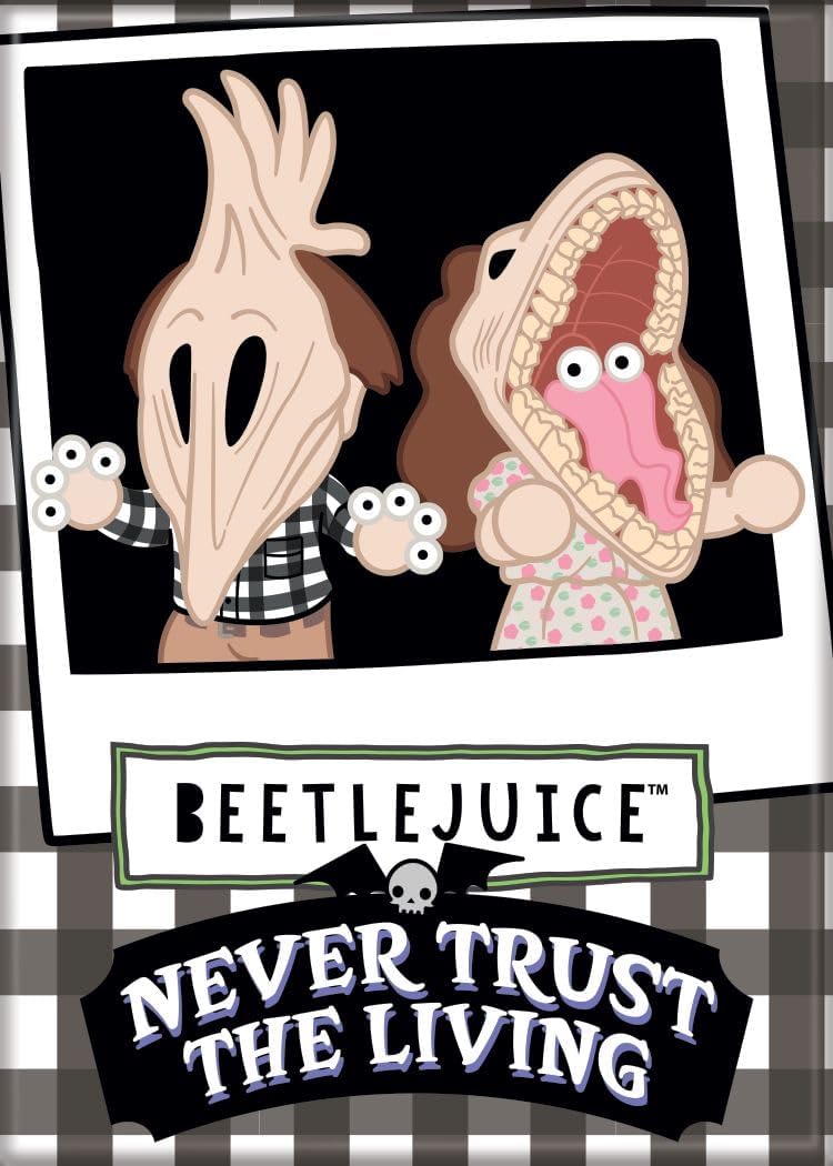 monsters from beetlejuice MAGNET Beetlejuice Barbara And Adam Monster