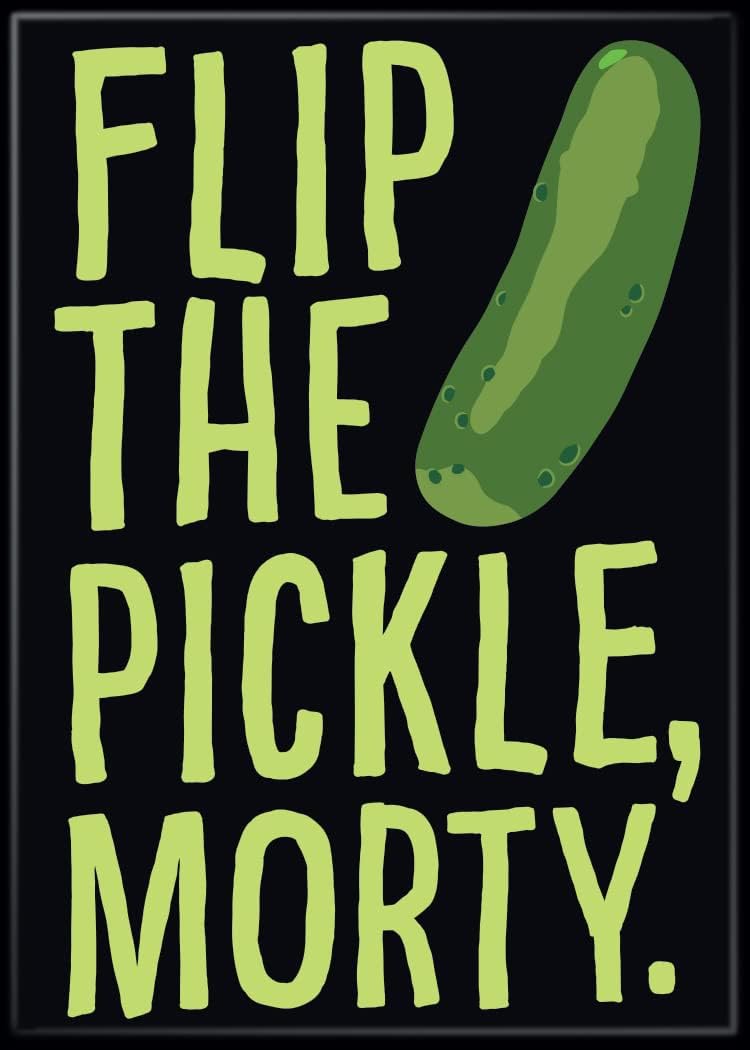 MAGNET Flip The Pickle Rick And Morty