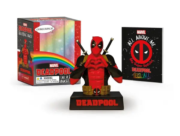Marvel Deadpool Talking Bust Kit www.shoptherocket