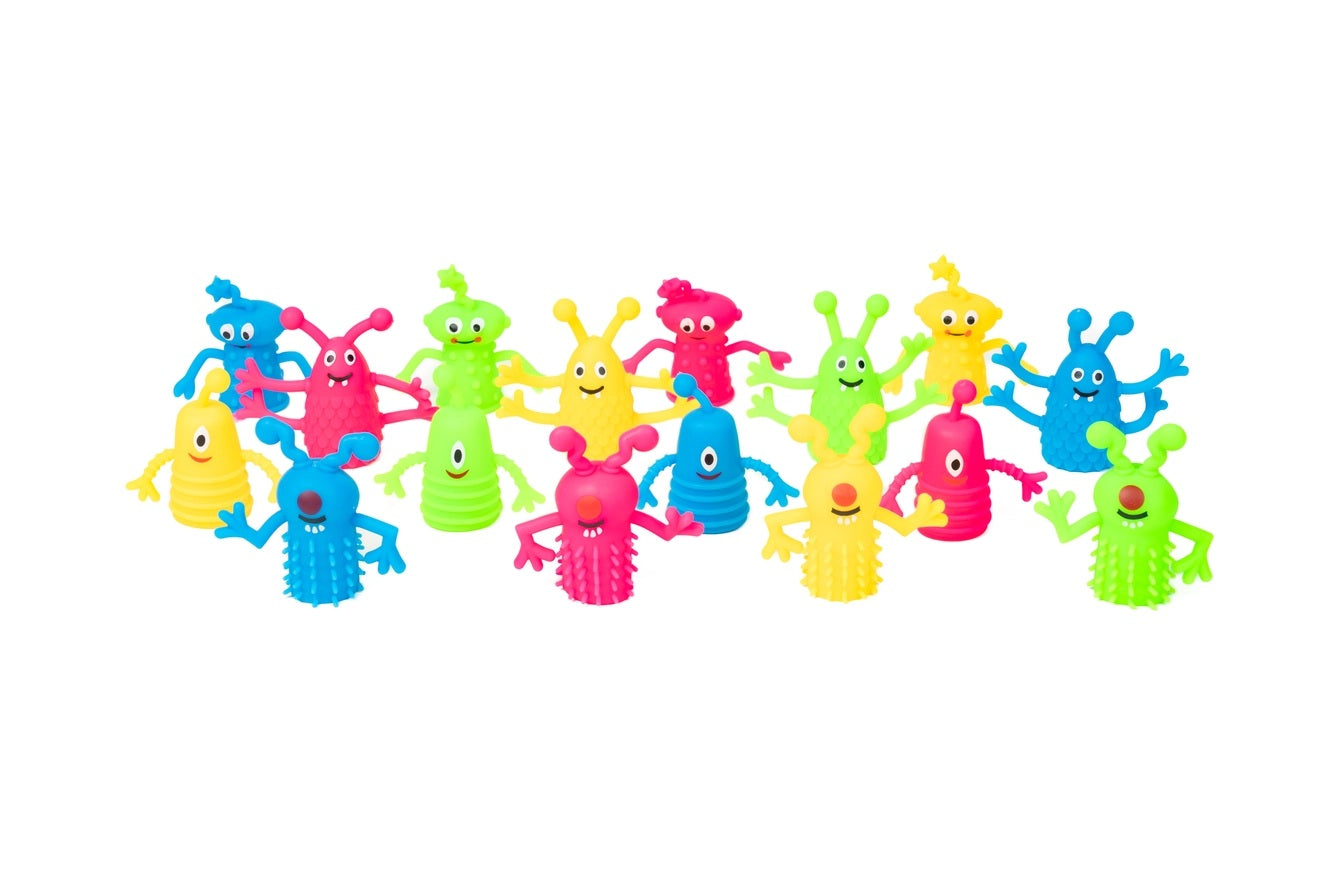 finger monsters Toysmith Monster Finger Puppets Green