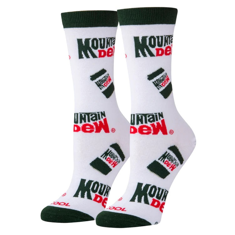 Mountain Dew Cans Women's Socks