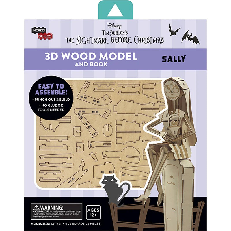 Sally IncrediBuilds 3D Wood Model Nightmare Before Christmas