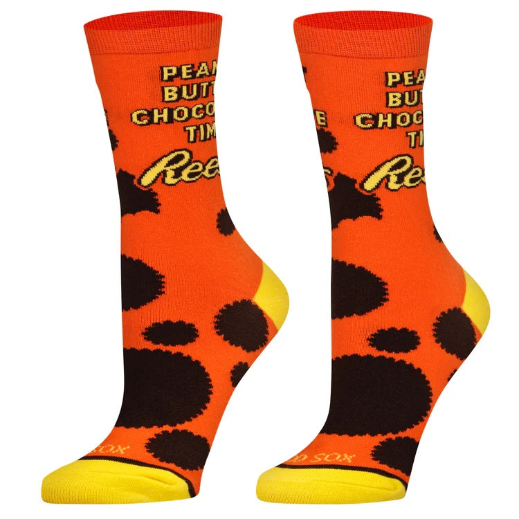 Peanut Butter Chocolate Time Reese's Women's Socks