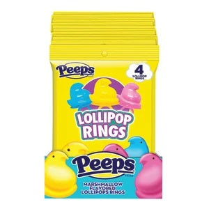 Peeps Lollipop Rings 4 pc