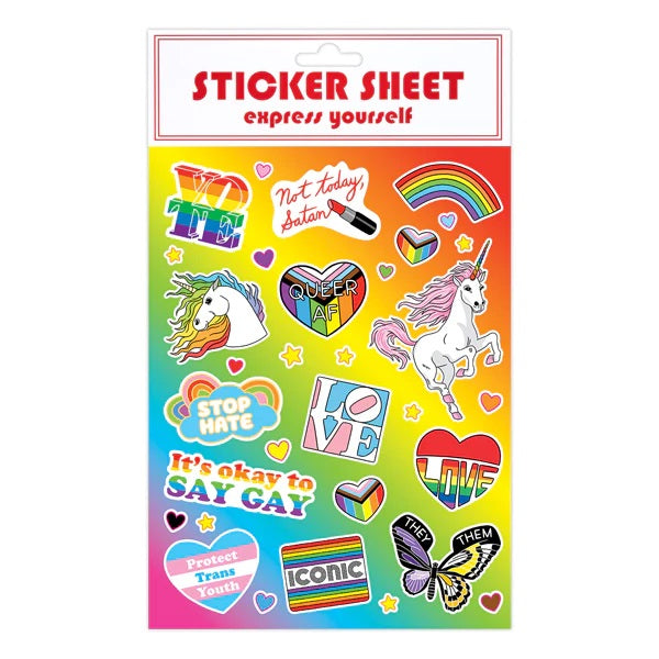 Queer Pride Sticker Sheet