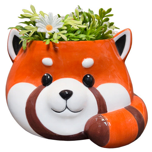 panda pot plant Streamline Imagined Red Panda Planter