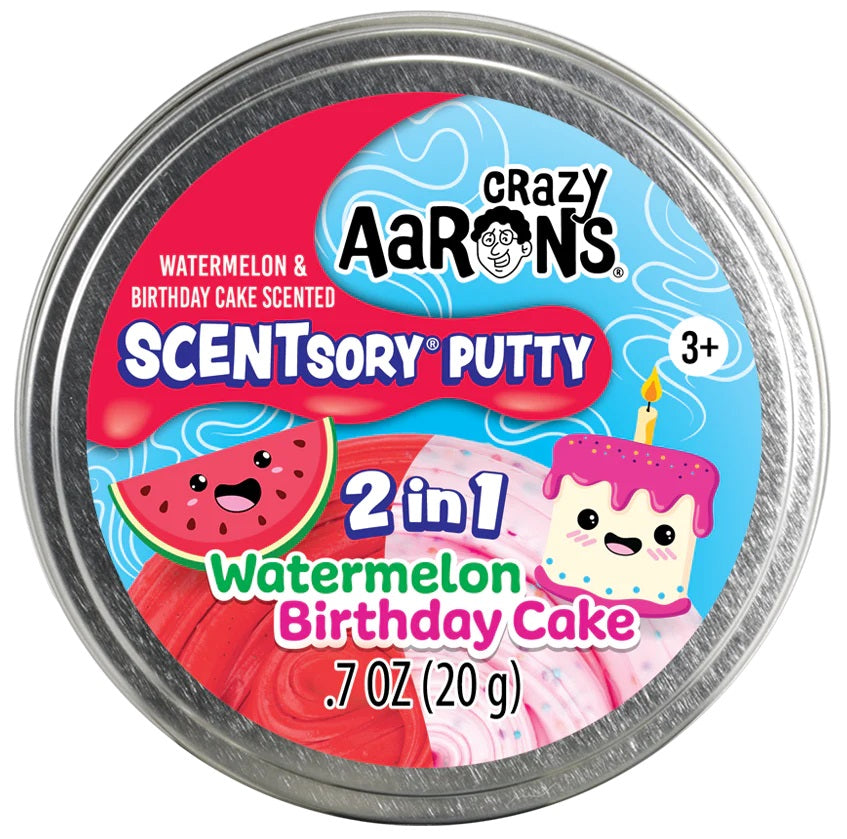 Scentsory Putty Watermelon Birthday Cake Tin