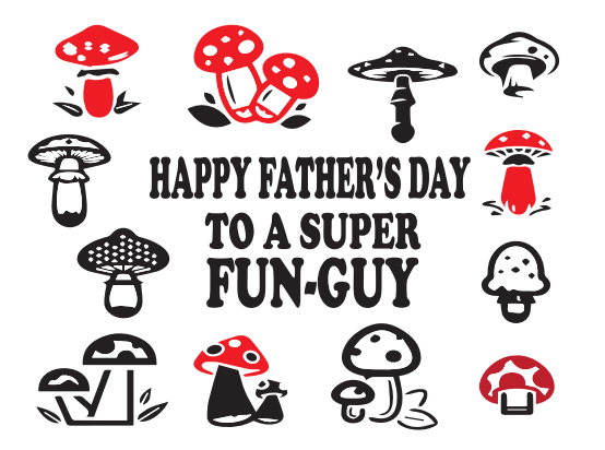 Card Super Fun-Guy Father's Day