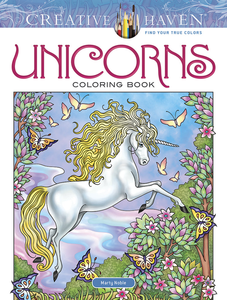 Unicorns Coloring Book Creative Haven