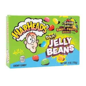 Warheads Sour Jelly Beans Theater Box