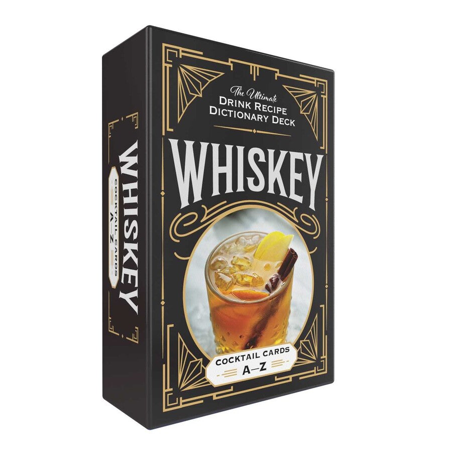 Whiskey Cocktail Cards Recipe Deck