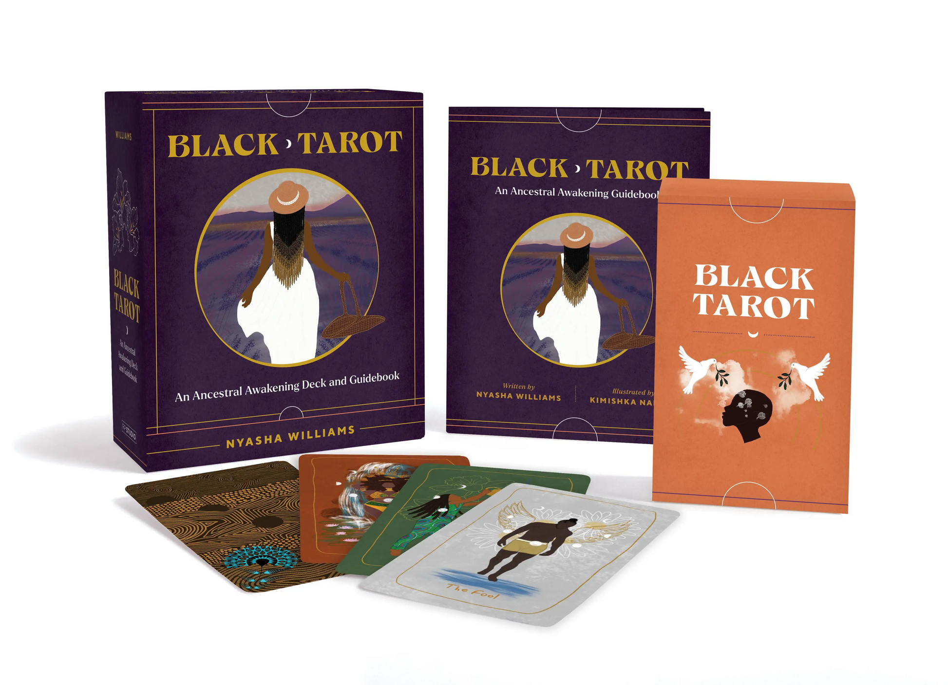 Black Tarot Deck & Guidebook