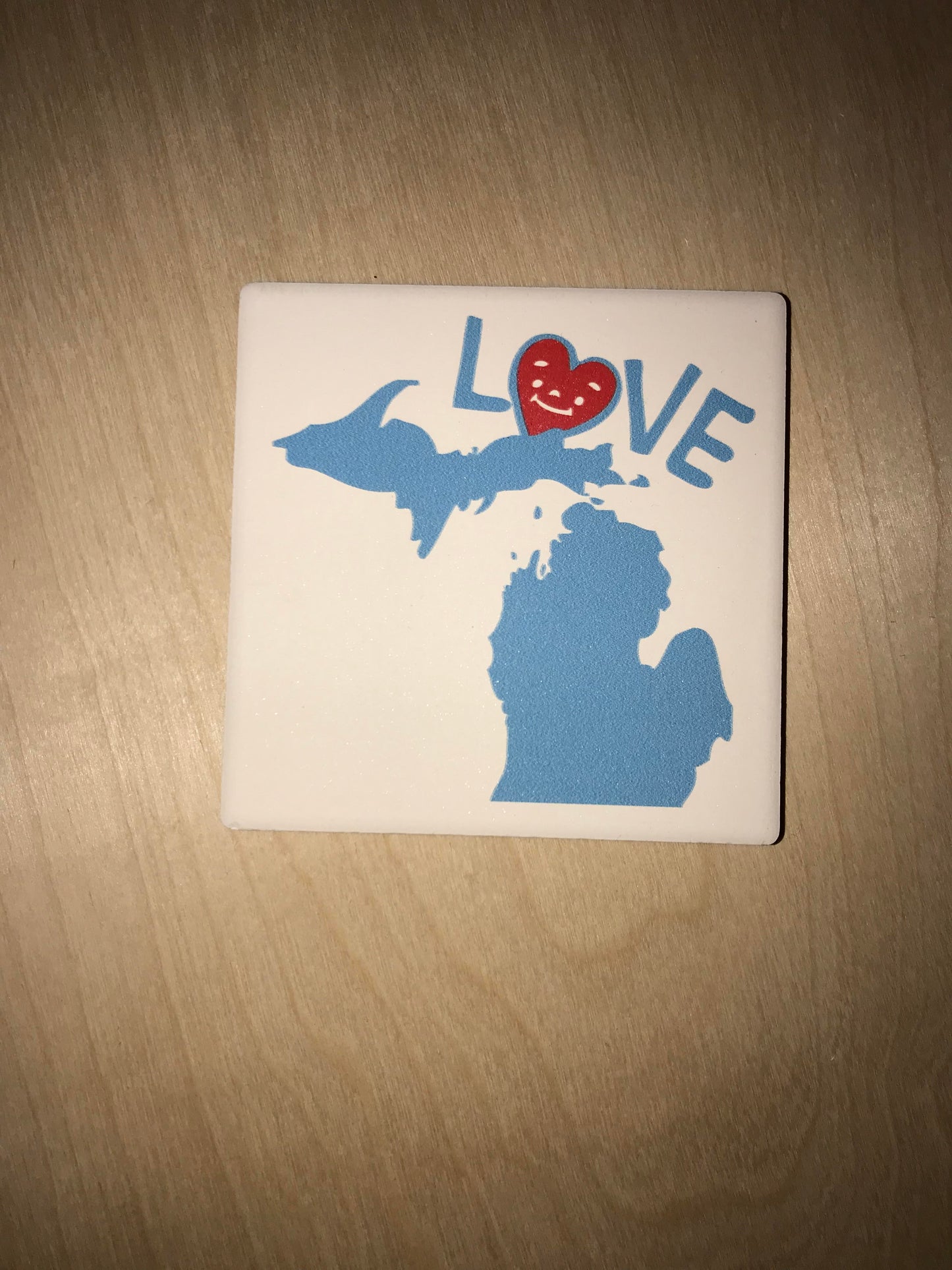 Love Michigan Coaster