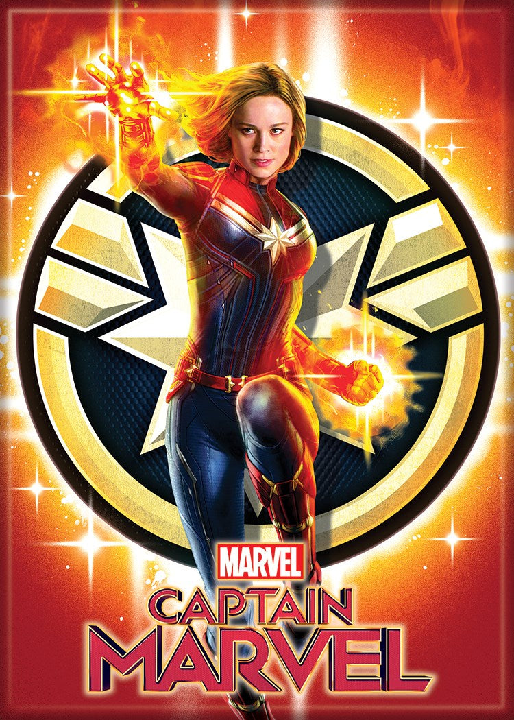 MAGNET Captain Marvel & Emblem