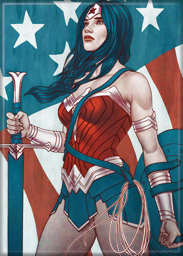 MAGNET Wonder Woman American Flag DC Comics