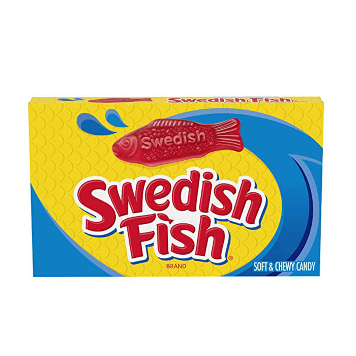 Swedish Fish Soft & Chewy Candy 3.1 oz Box Swedish Fish Soft & Chewy Candy 3.1 oz Box