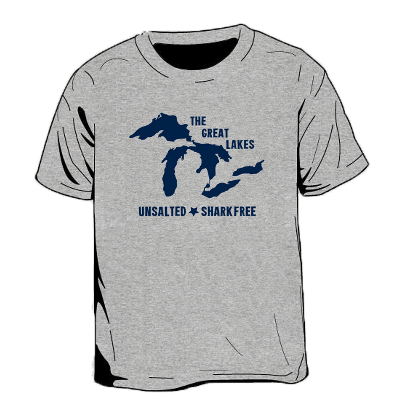Great Lakes Unsalted Kid's T-Shirt