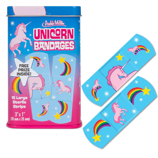 Unicorn Bandages Tin