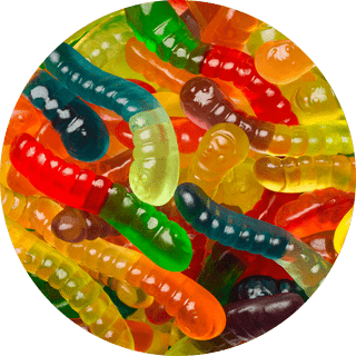 Albanese 12 Flavor Mini Gummi Worms 3.5 oz