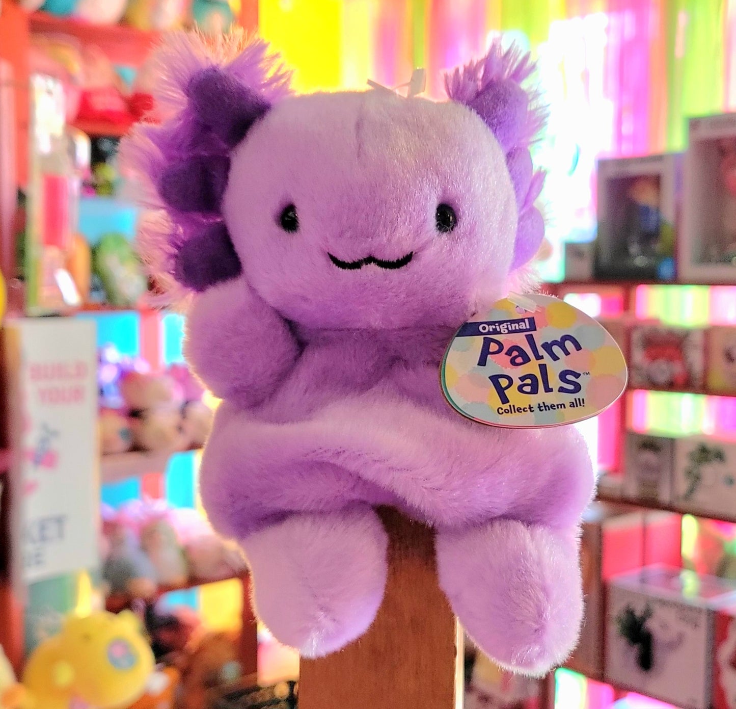 Xavier Purple Axolotl Palm Pals Plush 5"