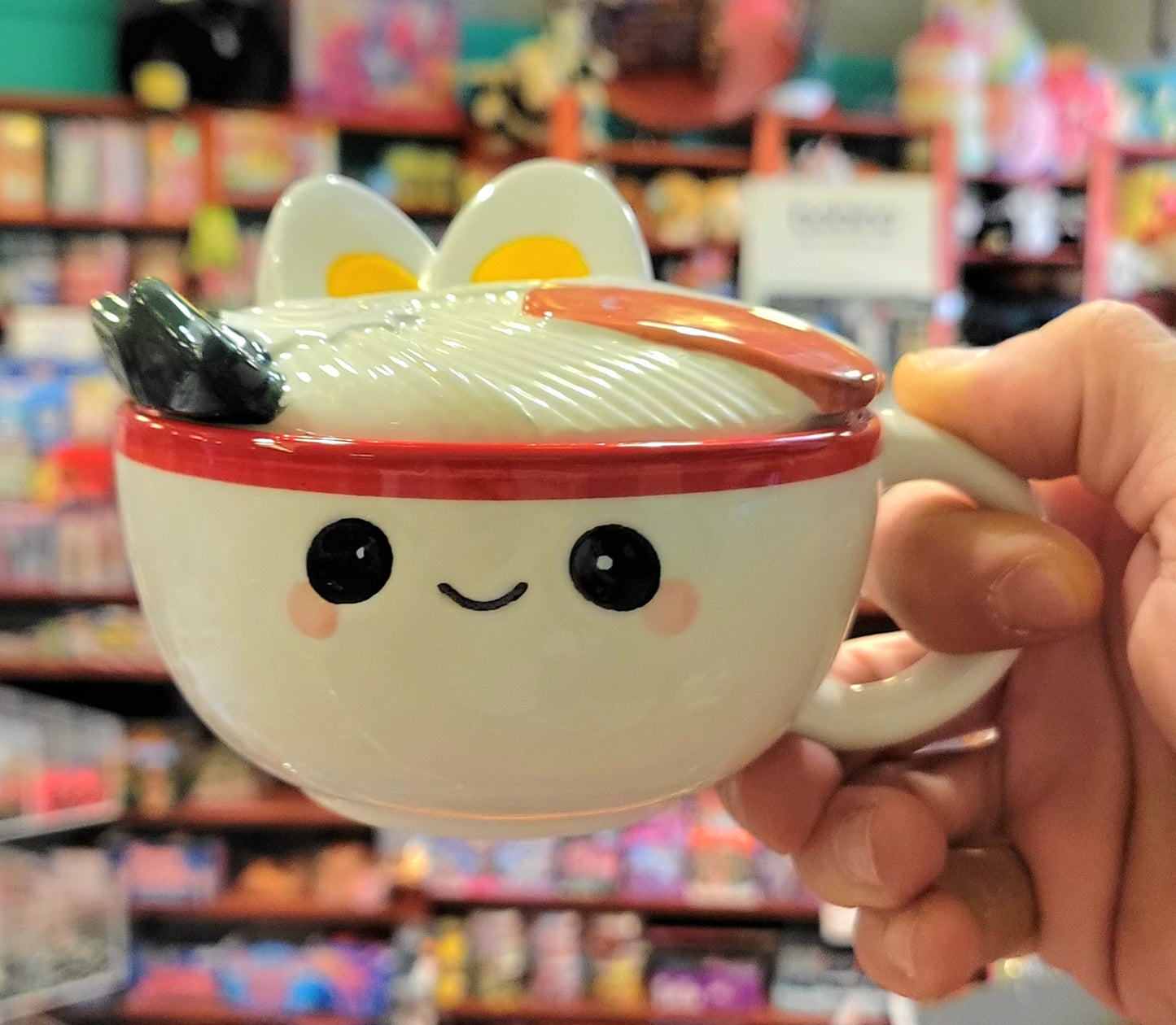 Ramen Mug With Lid 8 oz