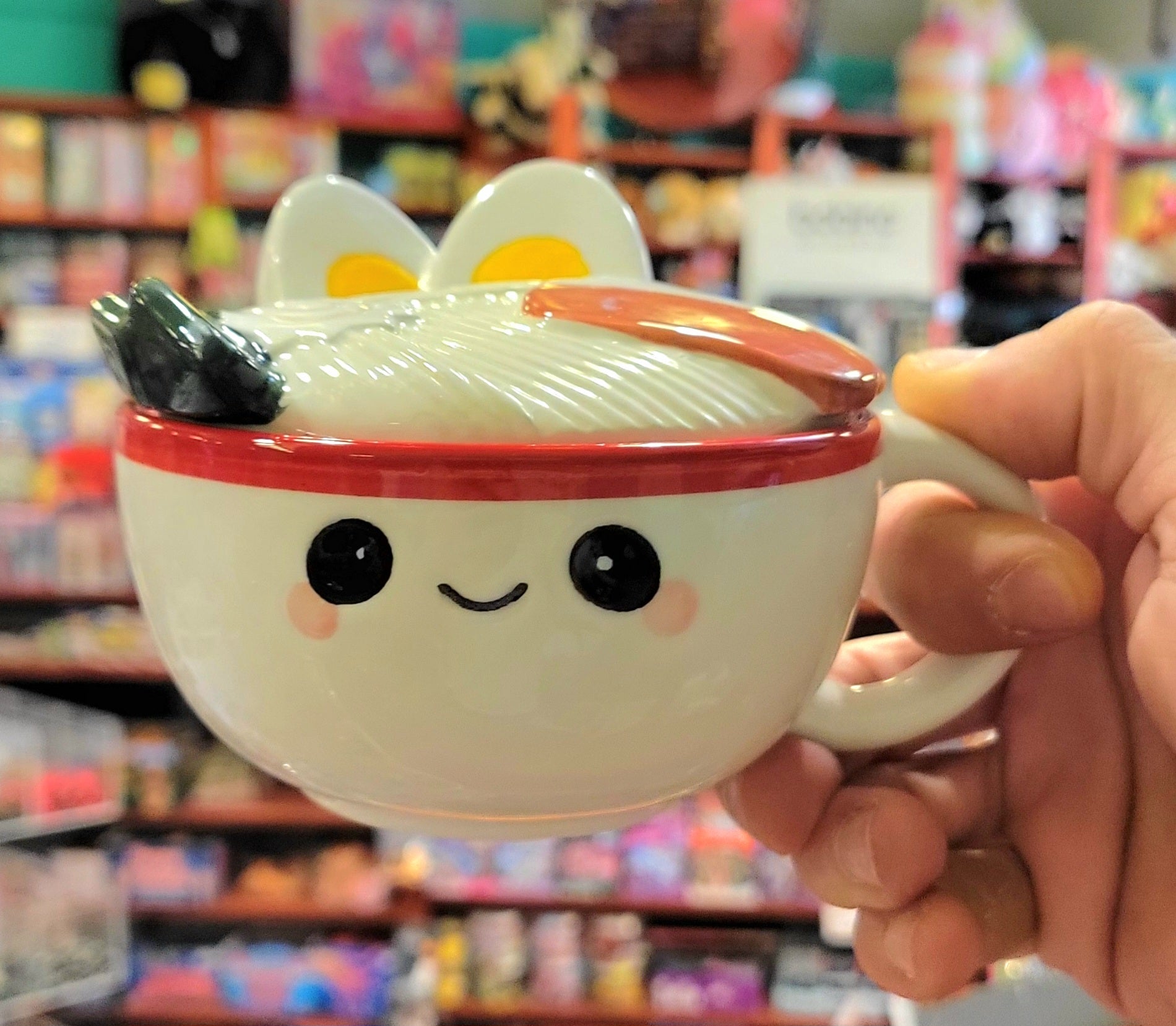 Ramen Mug With Lid 8 oz
