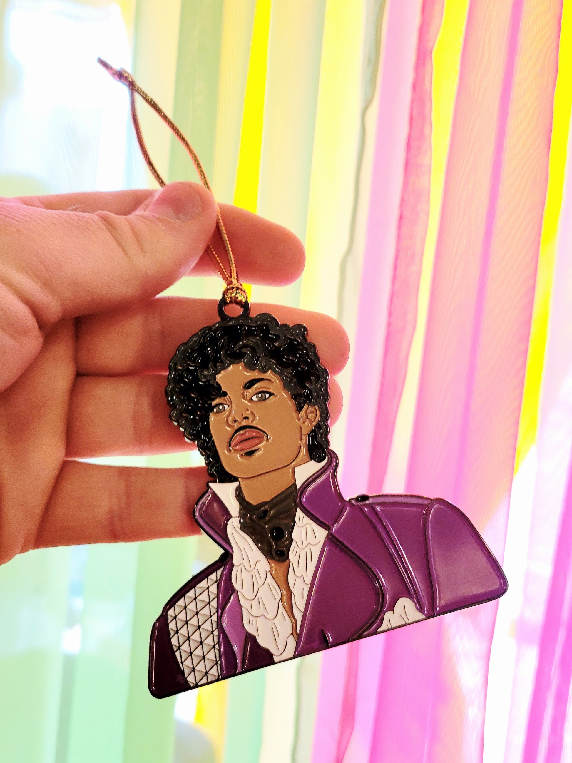Prince Purple Reign Enamel Ornament