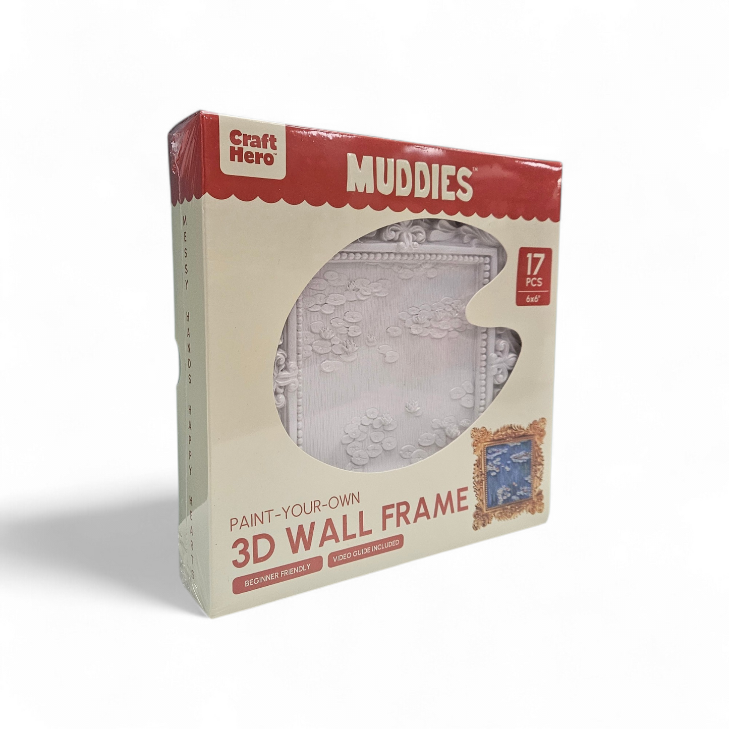 Water Lilies Paint Your Own 3D Wall Frame