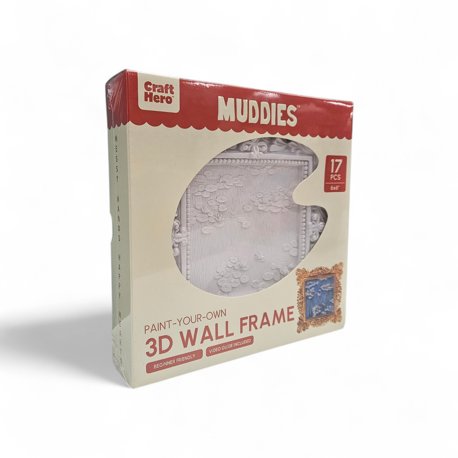Water Lilies Paint Your Own 3D Wall Frame