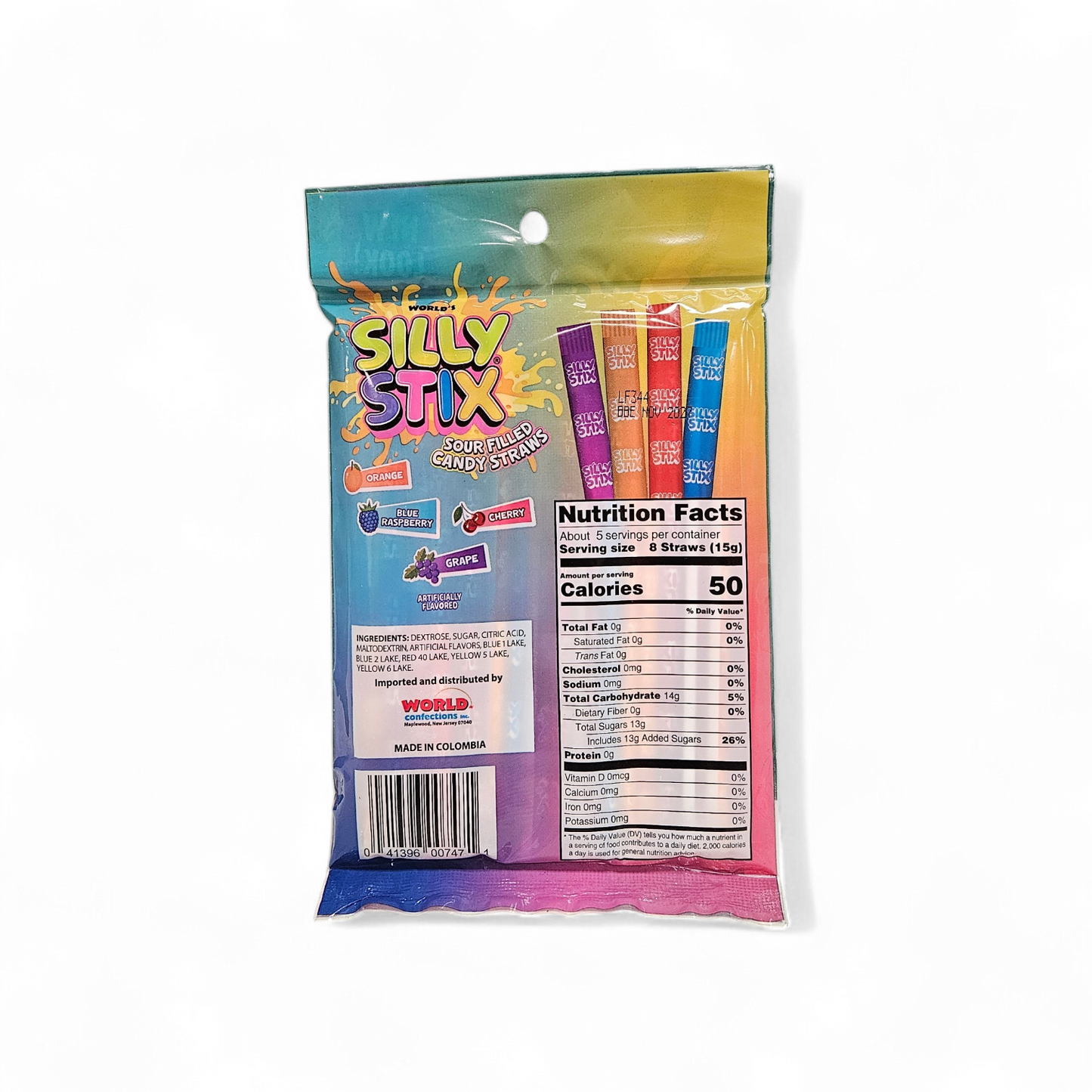 Silly Stix Candy Straws