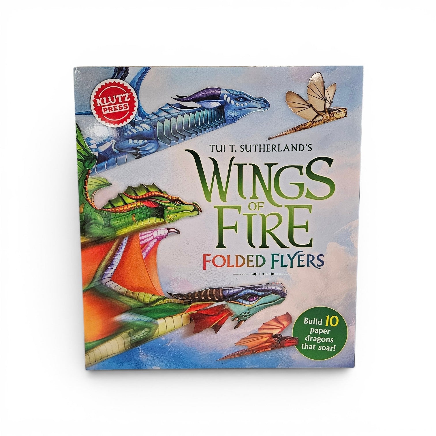 Official Wings Of Fire Book Of Paper Flying Dragons