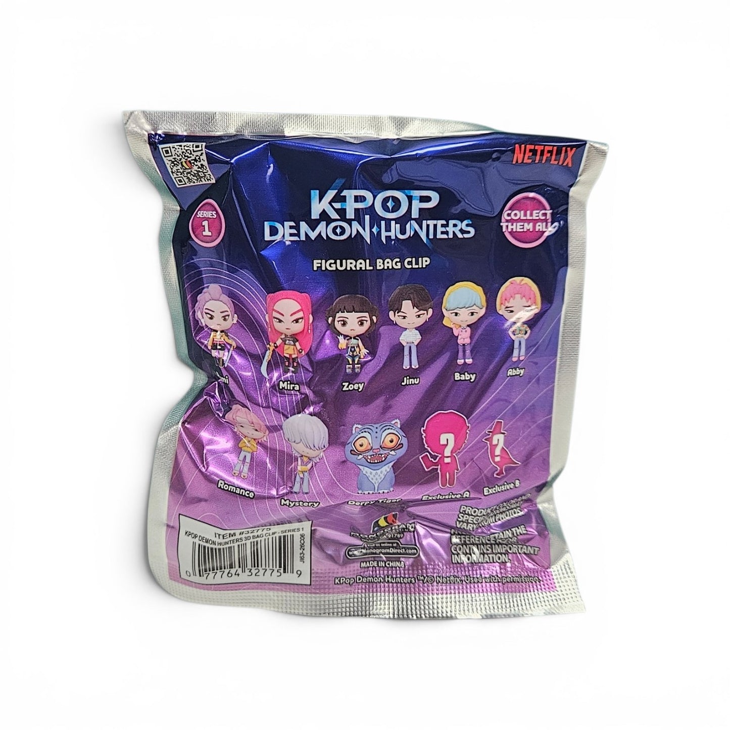 K-Pop Demon Hunters Figural Bag Clip Series 1