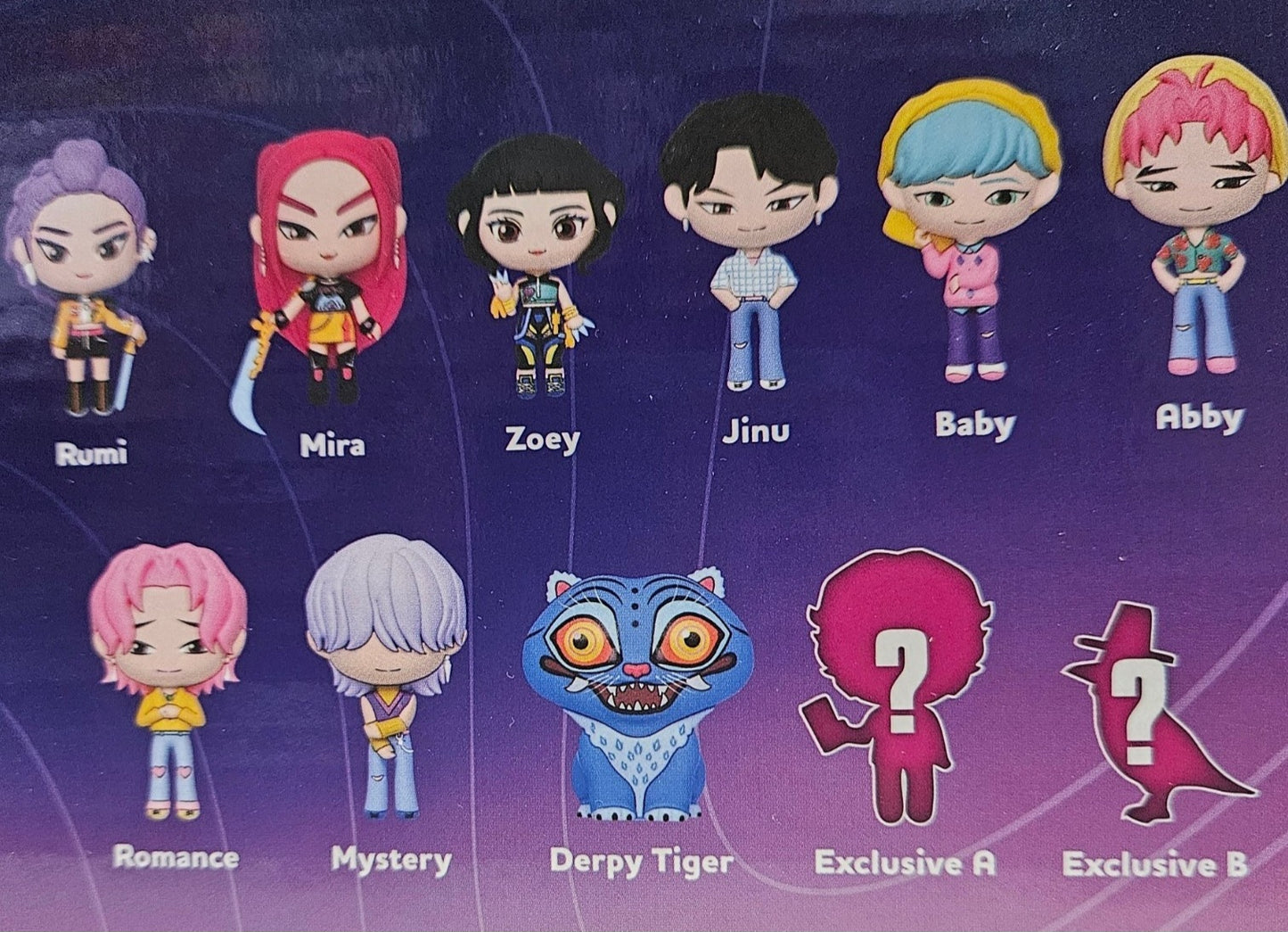 K-Pop Demon Hunters Figural Bag Clip Series 1