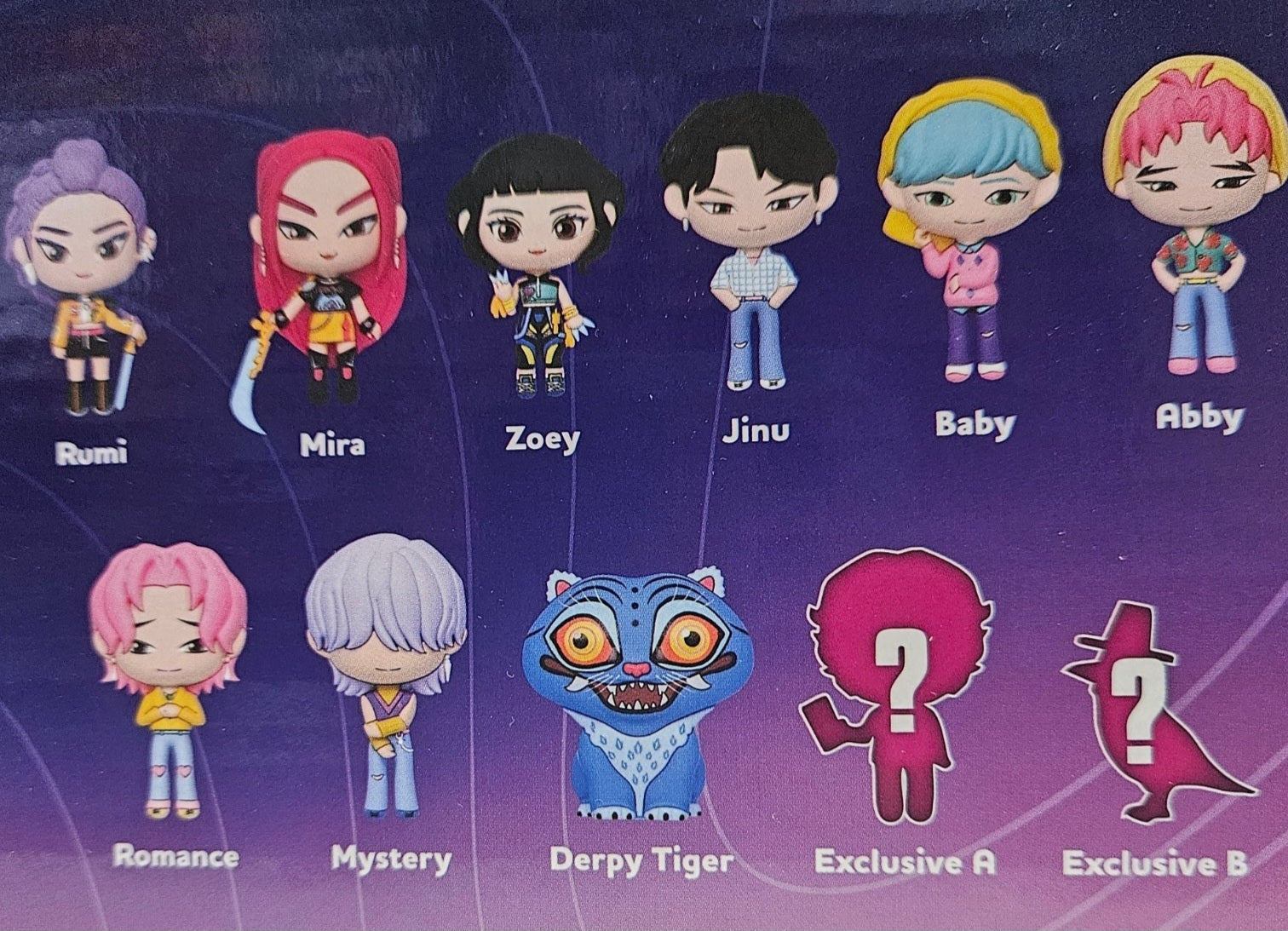 K-Pop Demon Hunters Figural Bag Clip Series 1