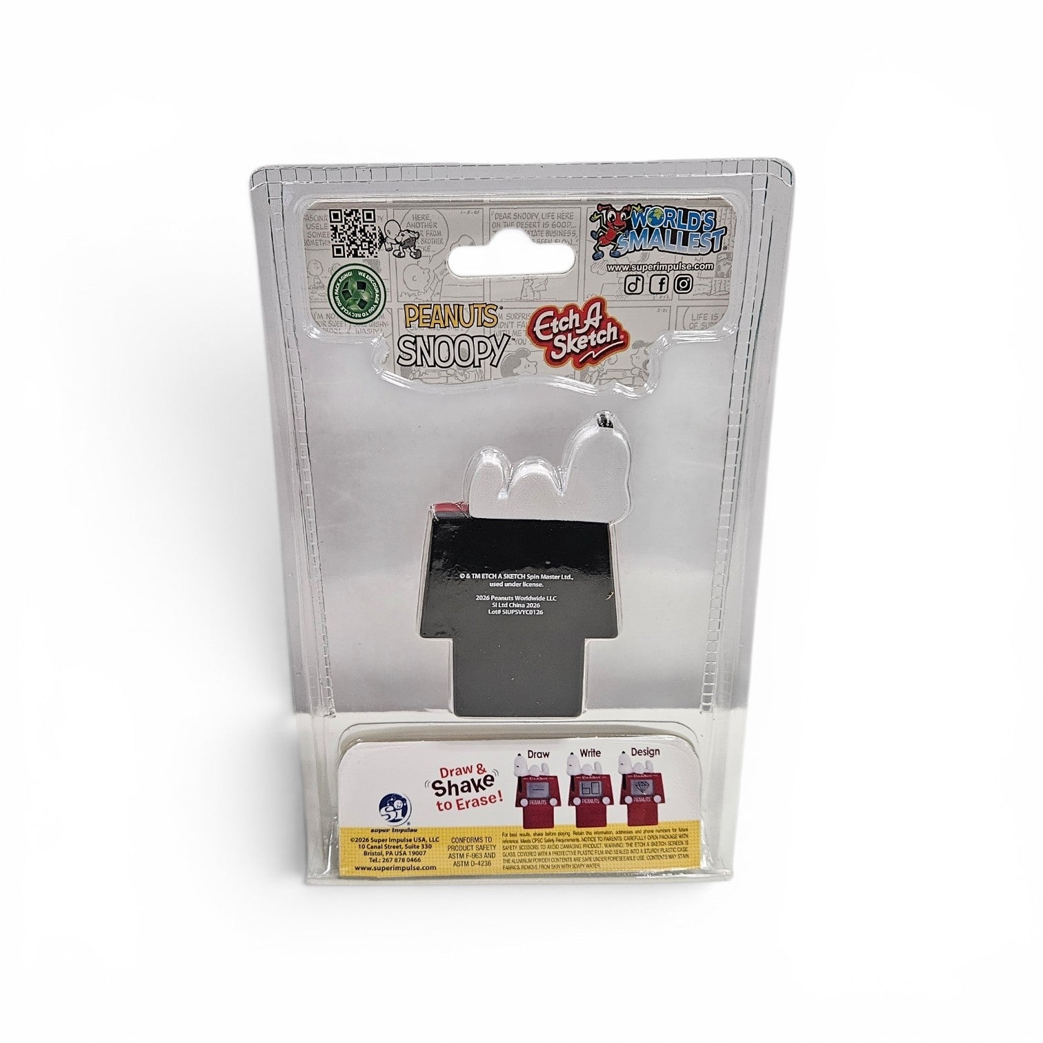 World's Smallest Peanuts Etch A Sketch