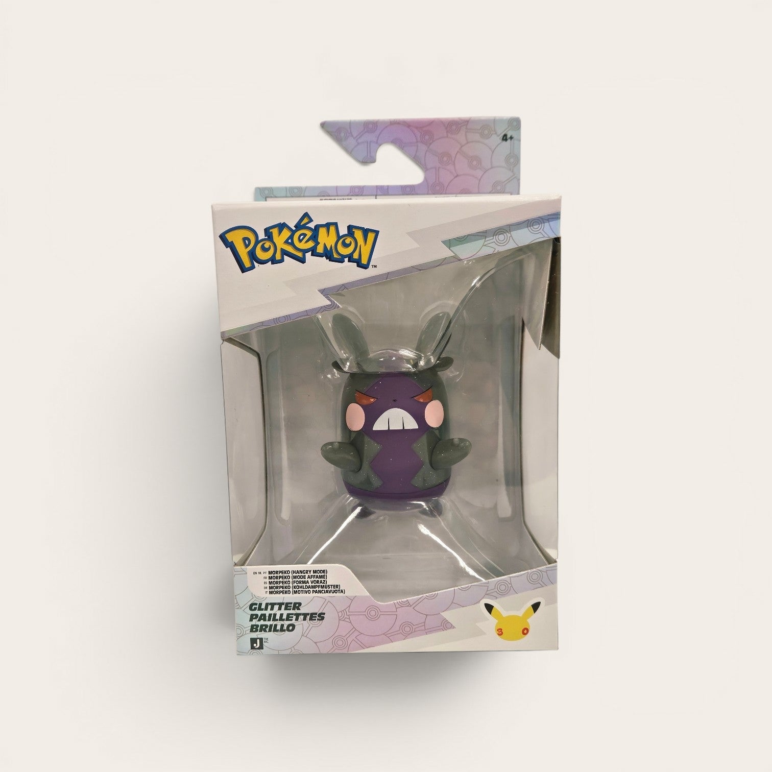 Pokemon 30th Anniversary Glitter Battle Figure Morpeko