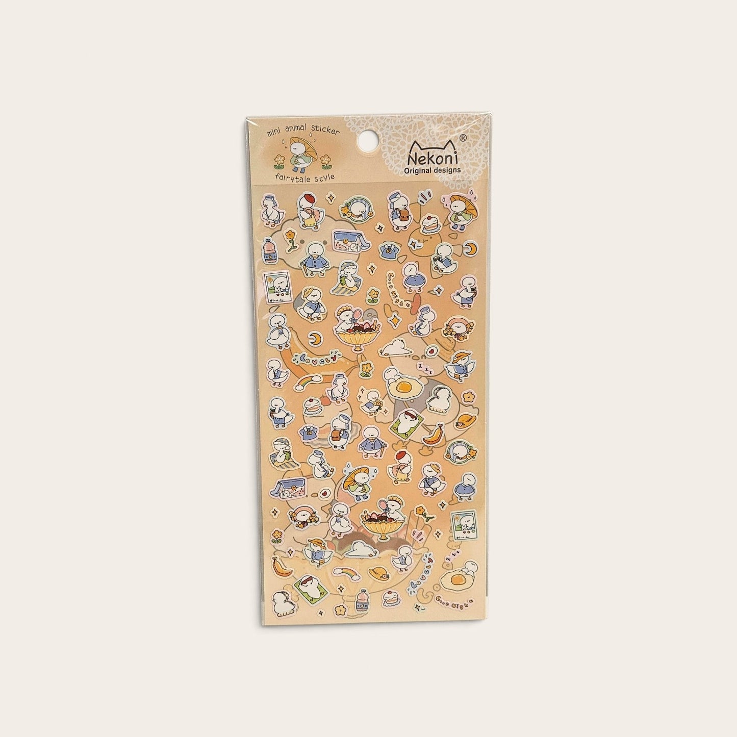 Fairytale Duck Nekoni Stickers