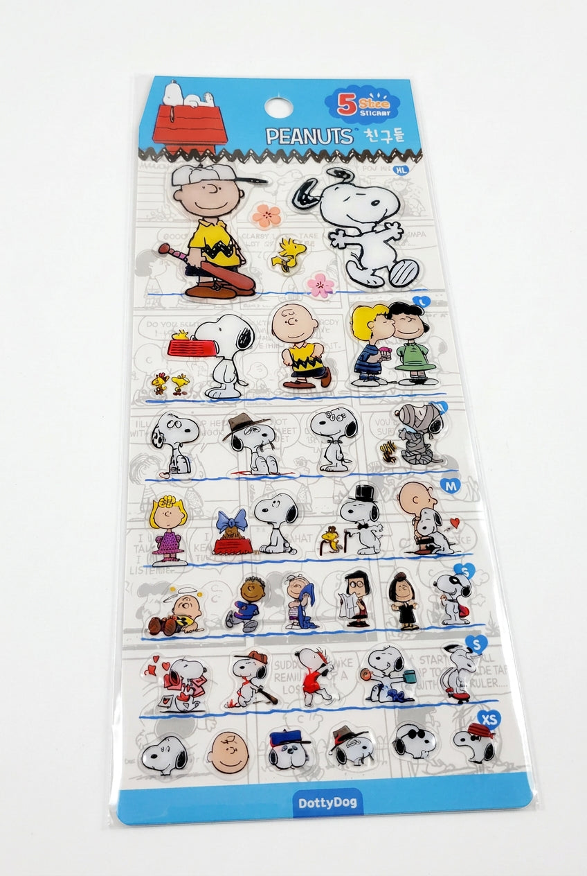 Peanuts Puffy Sticker Sheet