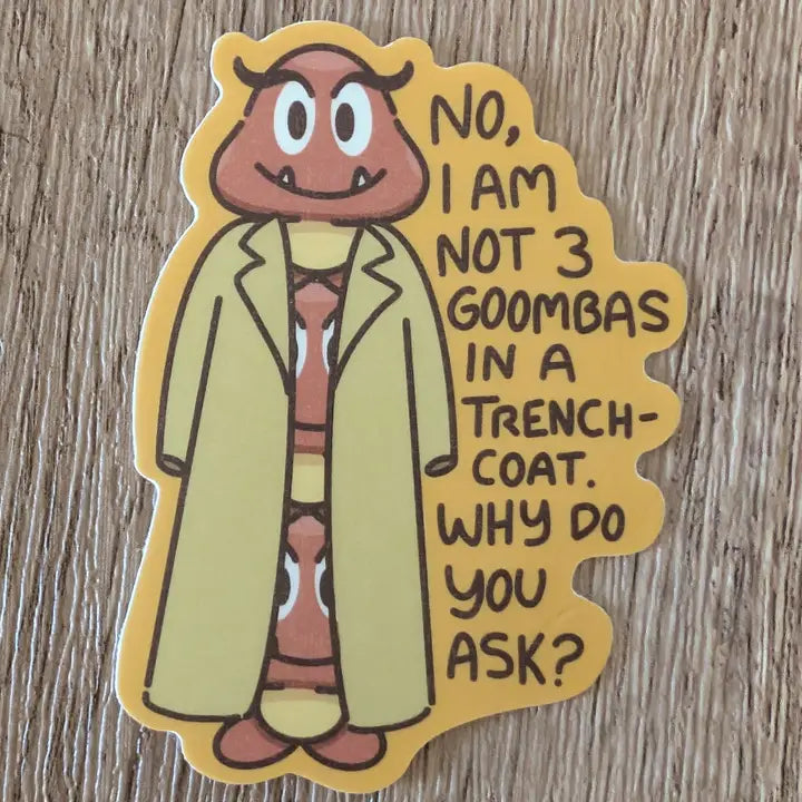 3 Goomba's Sticker