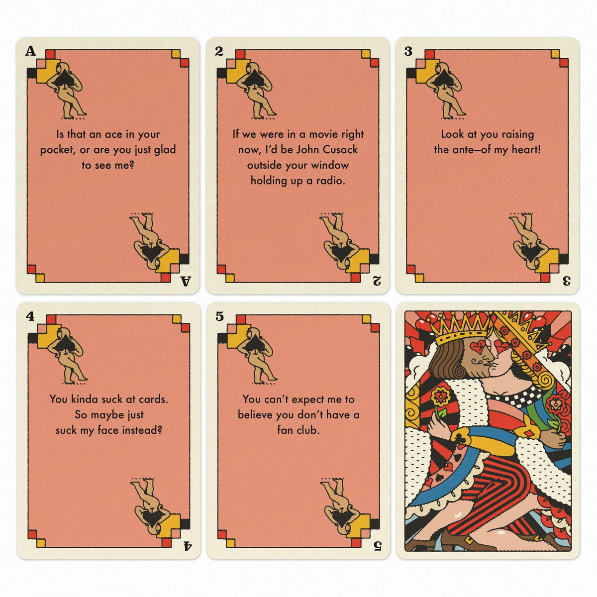 52 Pickups & Comes Ons Playing Cards
