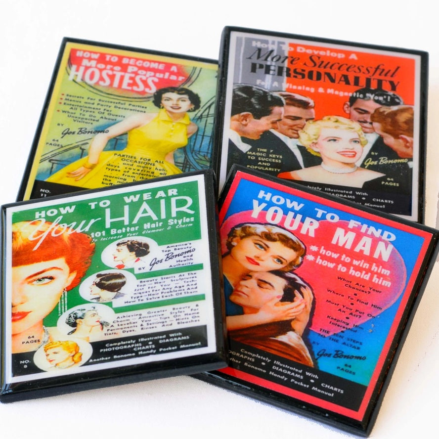 A Better You Vintage Advice For Women Coaster Set Of 4