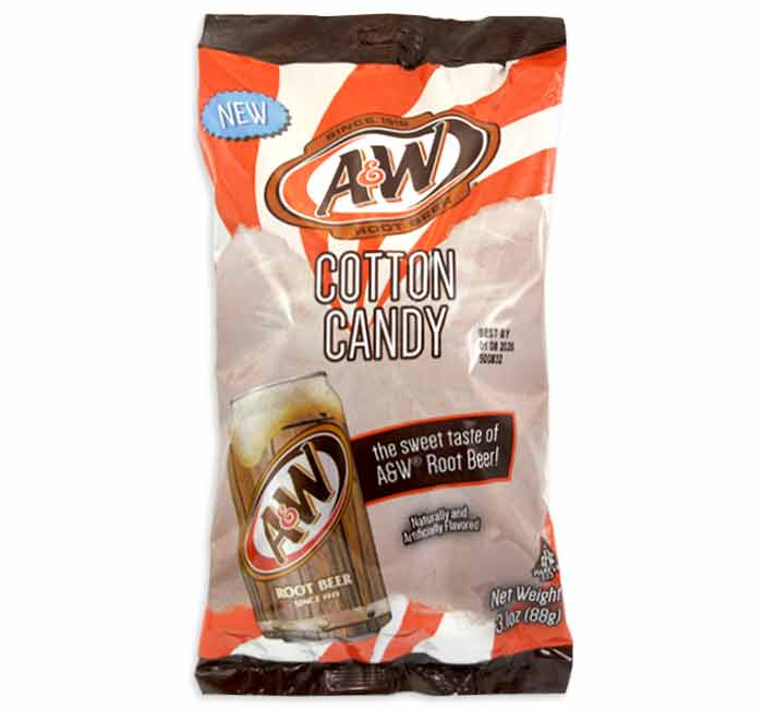 A&W Root Beer Cotton Candy 3.1 oz