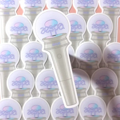 Aespa Logo Light Stick Vinyl Sticker
